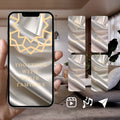 Customisable Islamic Wedding Invitation Video Template: White & Gold, E-Invite (Digital Download) Simply Edit, Impress Family
