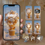 Customizable Baby Shower Video Template: Bear Basket, E-Invite (Digital Download) Simply Edit, Pure Sweetness