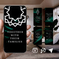 Customisable Islamic Wedding Invitation Video Template: Green & White, E-Invite (Digital Download) Simply Edit, Impress Family