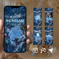 Customizable Baby Shower Video Template: Little Snowflake Boy, E-Invite (Digital Download) Simply Edit, Welcome Boy
