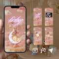 Customizable Baby Shower Video Template: Pink Line, E-Invite (Digital Download) Simply Edit, Sleek Minimalist