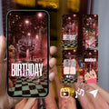 Customizable Girls Party Video Template: Indoor, E-Invite (Digital Download) Simply Edit, Cozy Vibes