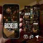 Customizable Bachelor Party Video Template: Vintage, E-Invite (Digital Download) Simply Edit, Turn Heads