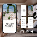 Customizable Western Wedding Invitation Video: Outdoor Venue, E-Invite (Digital Download) Simply Edit, Impress Family