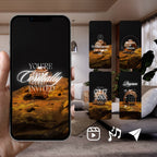Customizable Western Wedding Invitation Video Template: Gold Ring, E-Invite (Digital Download) Simply Edit, Celebrate Love