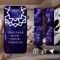 Customisable Islamic Wedding Invitation Video Template: Blue & White, E-Invite (Digital Download) Simply Edit, Impress Family