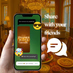 Customizable Thanksgiving Video Template: Golden, E-Invite (Digital Download) Simply Edit, Autumn Elegance