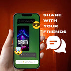 Customizable Party Video Template: Lights, E-Invite (Digital Download) Simply Edit, Late Night
