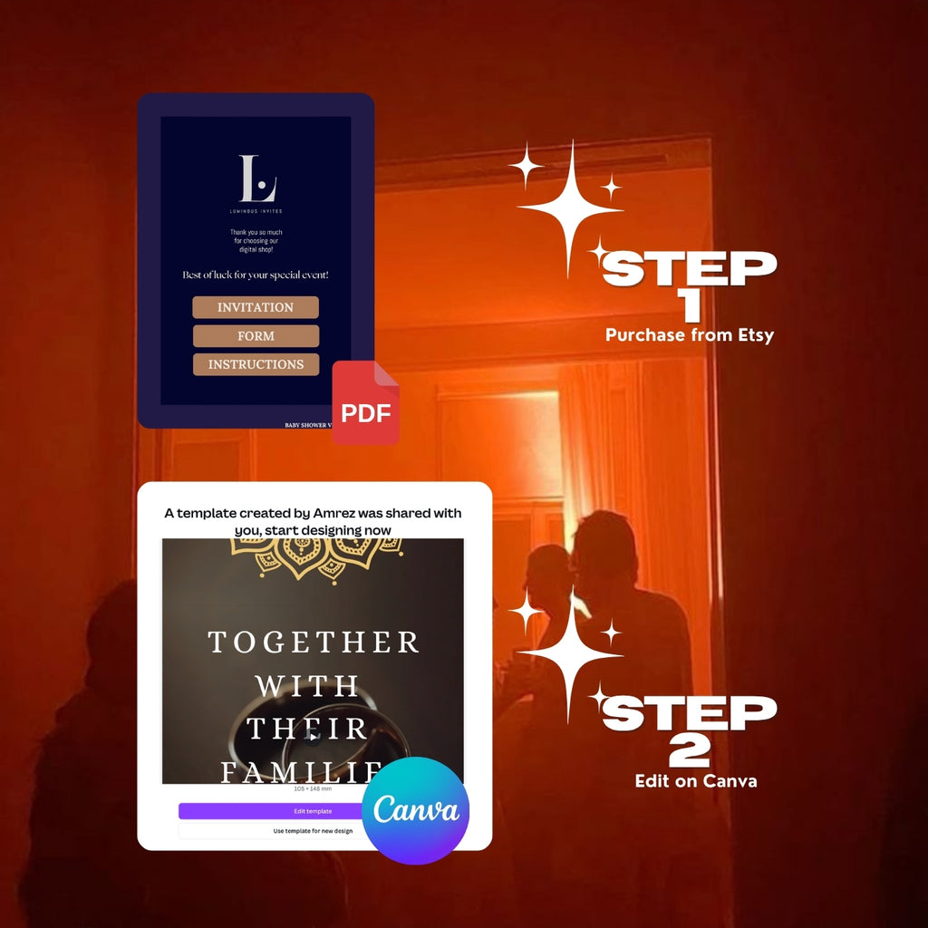 Customizable Party Video Template: Dance, E-Invite (Digital Download) Simply Edit, Build Hype