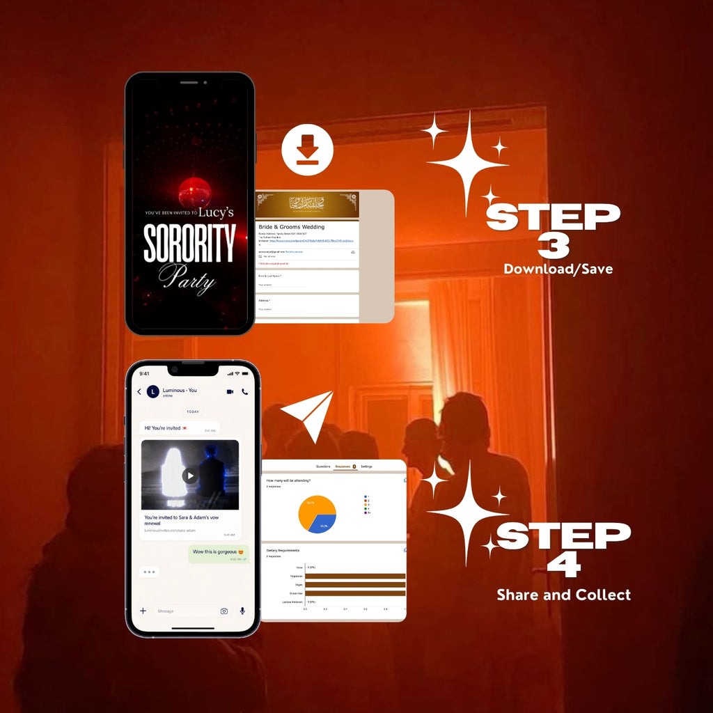 Customizable Party Video Template: Red Disco, E-Invite (Digital Download) Simply Edit, Hit Dancefloor