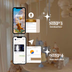 Customizable Baby Shower Video Template: Bear Balloon, E-Invite (Digital Download) Simply Edit, Pure Sweetness