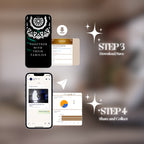 App steps for Customisable Indian Wedding Invitation Video Template: Green & White