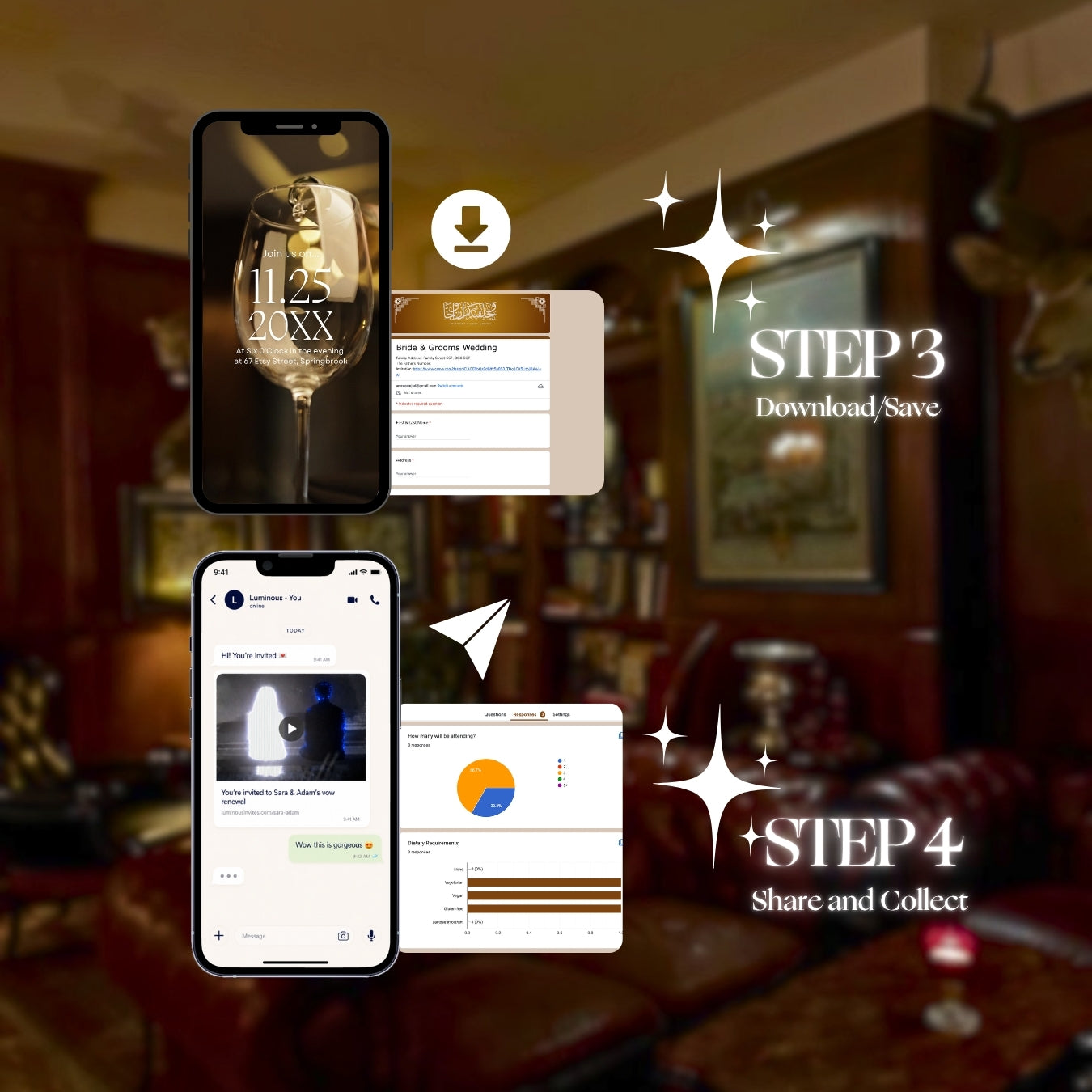 Customizable Bachelor Party Video Template: Hall, E-Invite (Digital Download) Simply Edit, Build Hype
