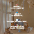 Customizable Baby Shower Video Template: Winter, E-Invite (Digital Download) Simply Edit, Celebrate New-born