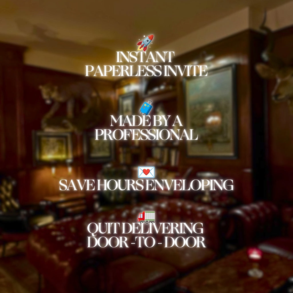 Customizable Bachelor Party Video Template: Grande, E-Invite (Digital Download) Simply Edit, Build Hype