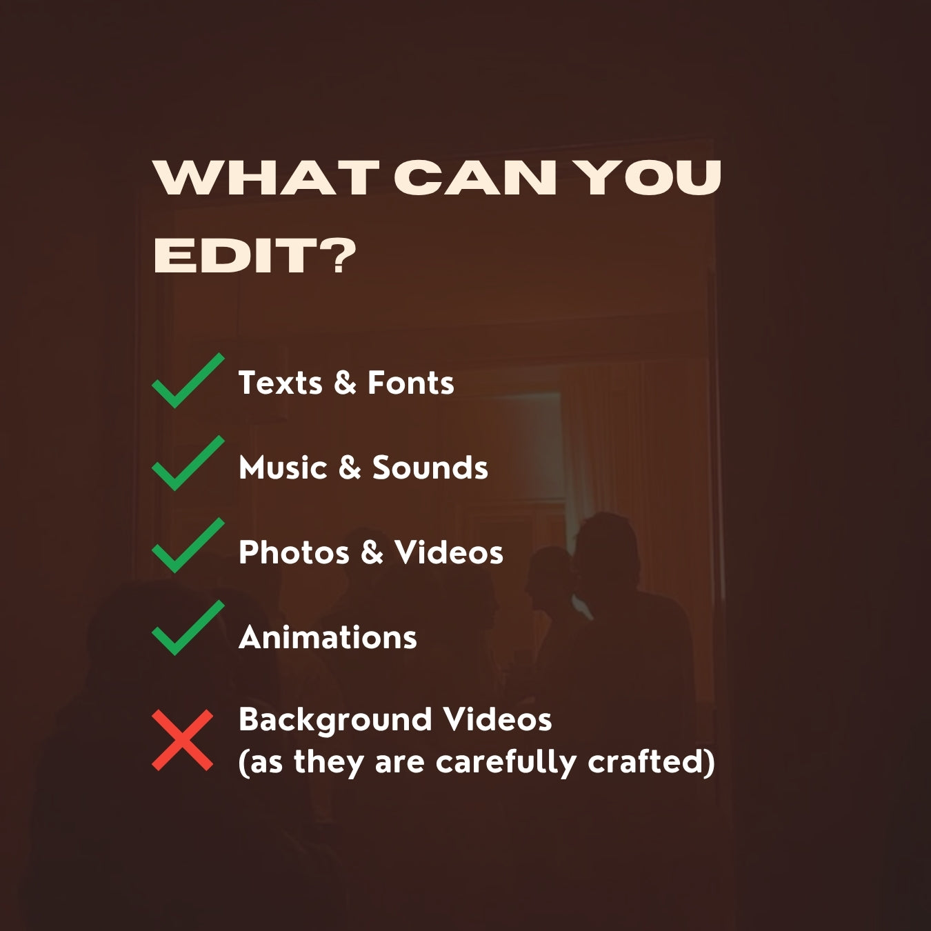 Customizable Party Video Template: Dance, E-Invite (Digital Download) Simply Edit, Build Hype