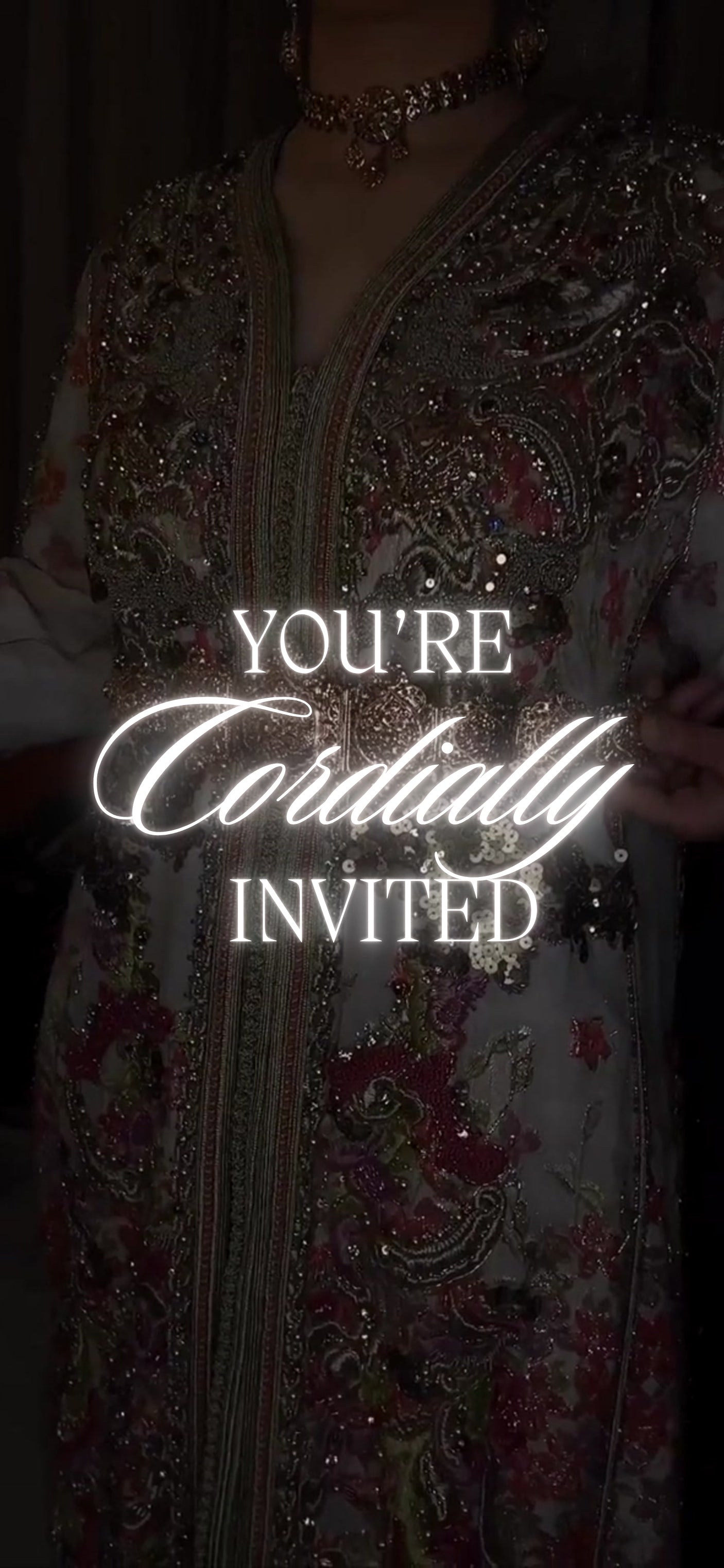Customizable Arab Wedding Invitation Video Template: North African, E-Invite (Digital Download) Simply Edit, Impress Family