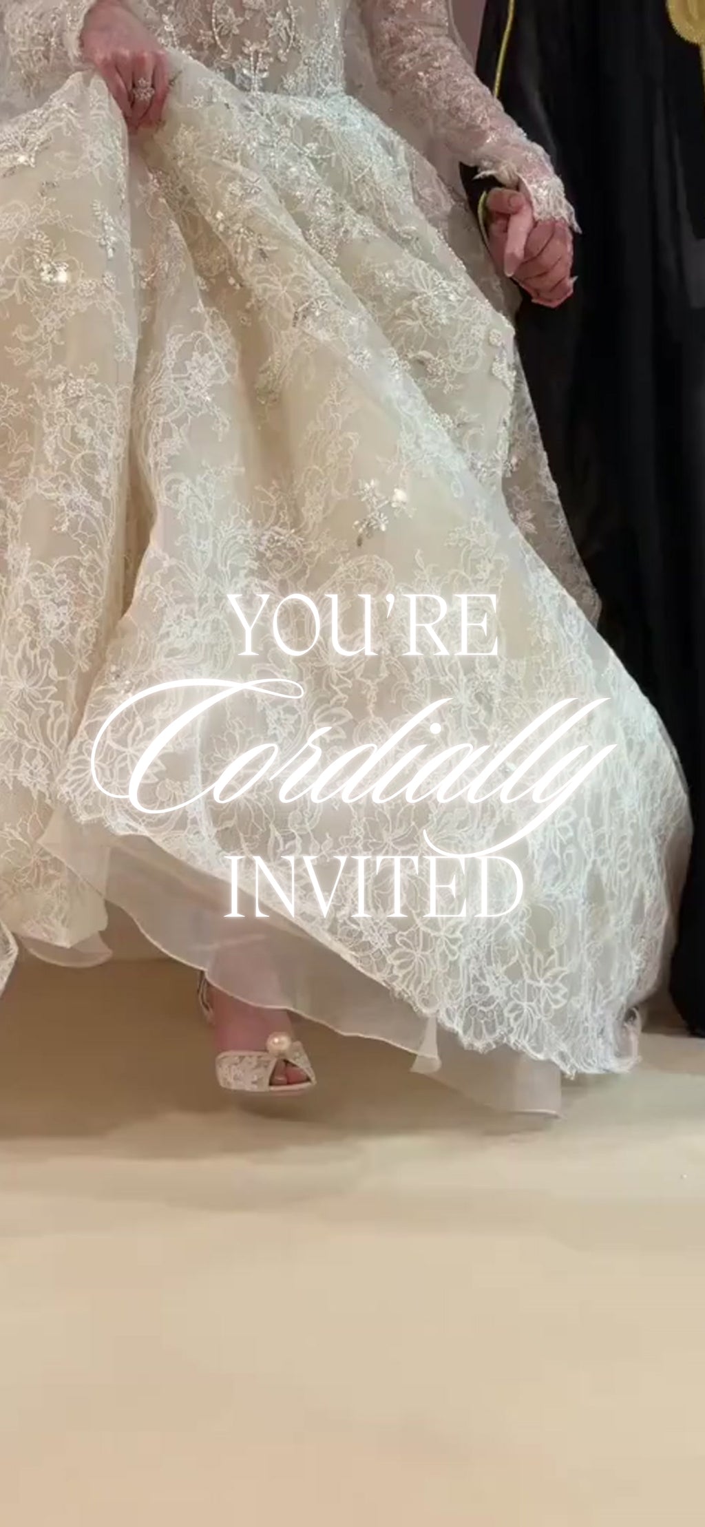 Customizable Arab Wedding Invitation Video Template: Fancy, E-Invite (Digital Download) Simply Edit, Impress Family