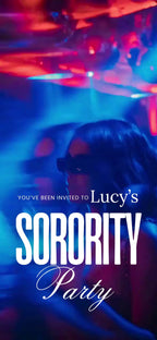 Customizable Party Video Template: Wild, E-Invite (Digital Download) Simply Edit, Unmissable Night