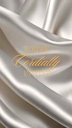 Customizable Anniversary Invitation Video Template: White, E-Invite (Digital Download) Simply Edit, Impress Family