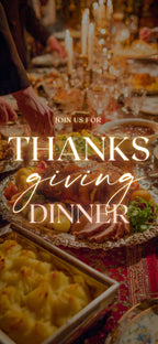 Customizable Thanksgiving Video Template: Feast, E-Invite (Digital Download) Simply Edit, Gather Family