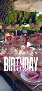 Customizable Girls Party Video Template: Outdoor, E-Invite (Digital Download) Simply Edit, Aesthetic Vibes