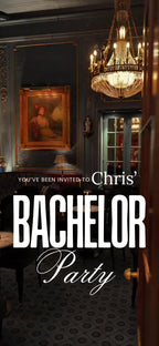 Customizable Bachelor Party Video Template: Lounge, E-Invite (Digital Download) Simply Edit, Absolute Class