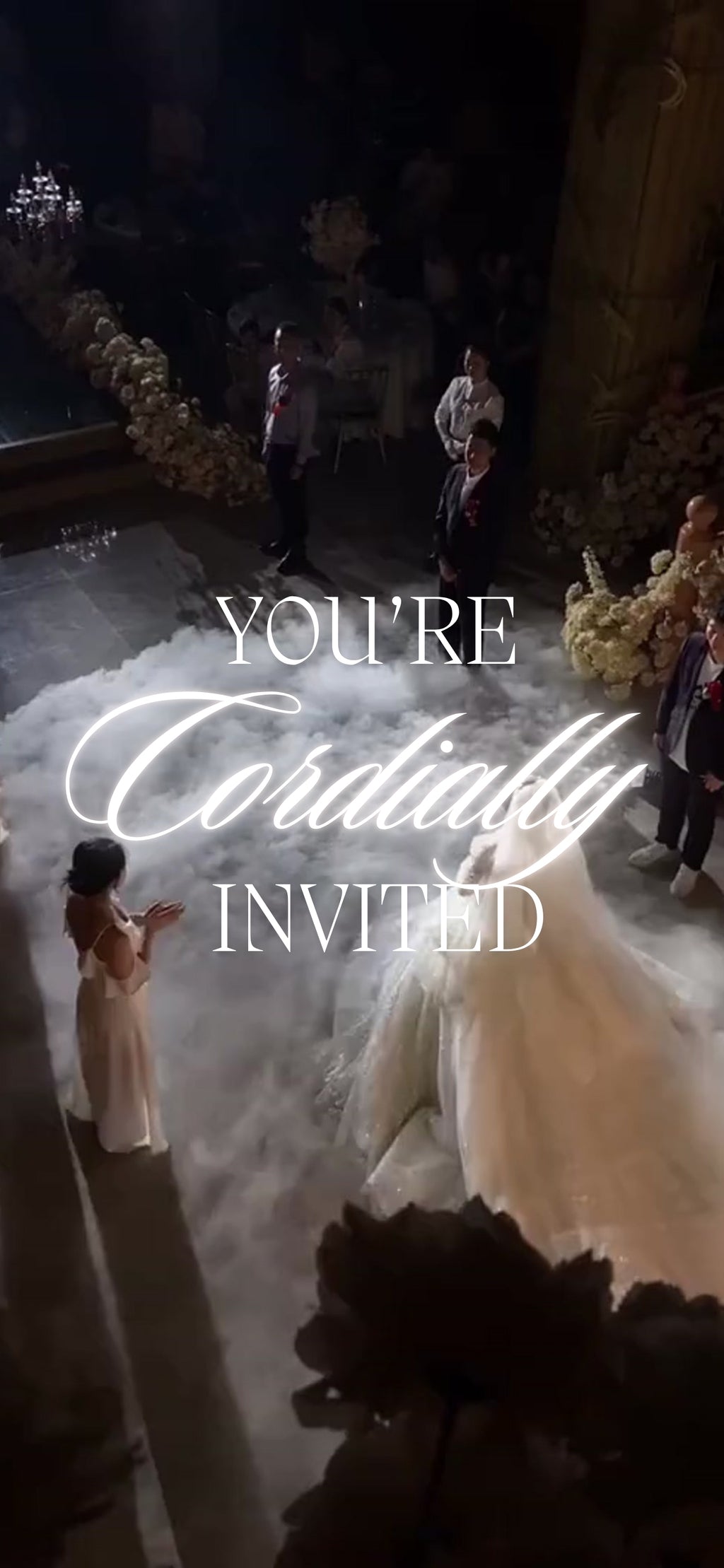 Customizable Western Wedding Invitation Video Template: Smokey, E-Invite (Digital Download) Simply Edit, Impress Friends