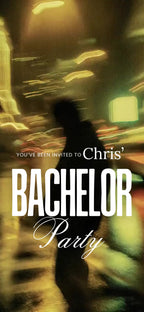 Customizable Bachelor Party Video Template: Lads Night, E-Invite (Digital Download) Simply Edit, Assemble Crew