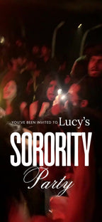 Customizable Party Video Template: Frat House, E-Invite (Digital Download) Simply Edit, Weekend Hype