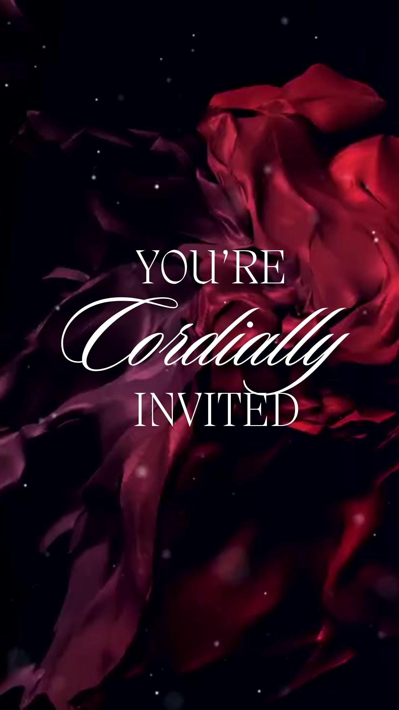 Customizable Anniversary Invitation Video Template: Purple, E-Invite (Digital Download) Simply Edit, Excite Friends