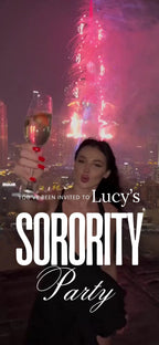 Customizable Party Video Template: New Years, E-Invite (Digital Download) Simply Edit, NYE Hype