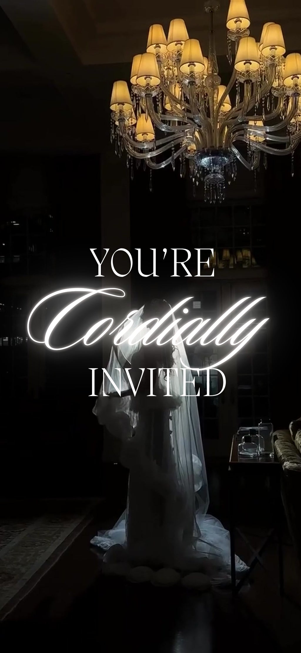 Customizable Western Wedding Invitation Video Template: Bride, E-Invite (Digital Download) Simply Edit, Celebrate Love