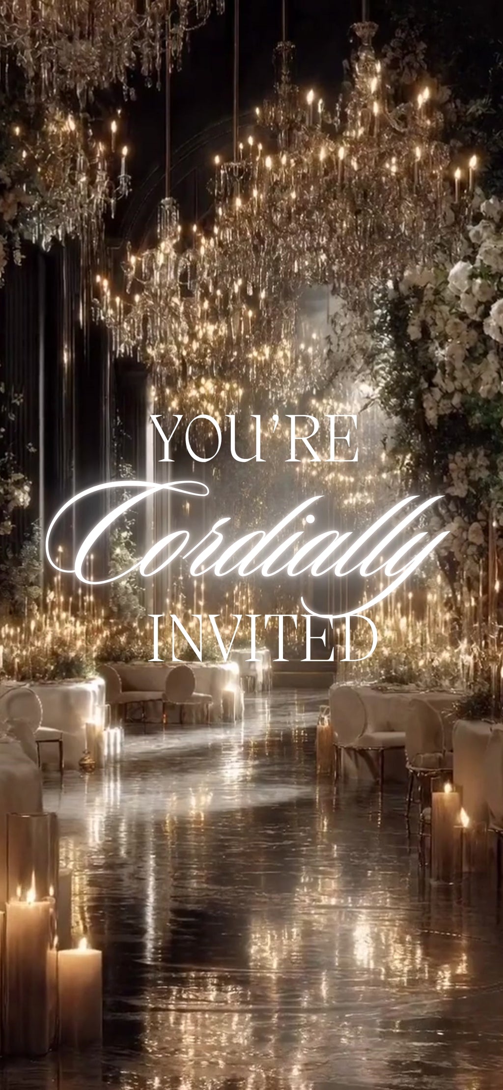 Customizable Western Wedding Invitation Video Template: Fantastical, E-Invite (Digital Download) Simply Edit, Impress Friends