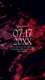 Customizable Western Wedding Invitation Video: Purple Sparkles, E-Invite (Digital Download) Simply Edit, Impress Family