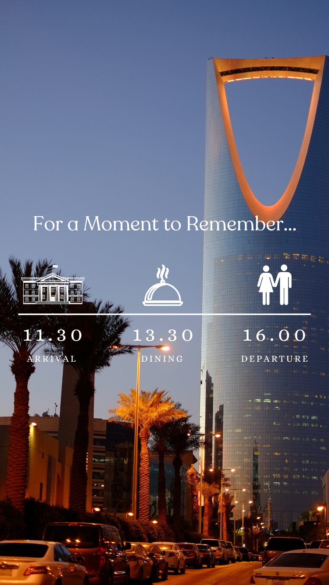 An example of an invite